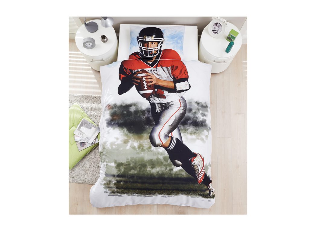 Parure copripiumino AMERICAN FOOTBALL 1 piazza Daunex