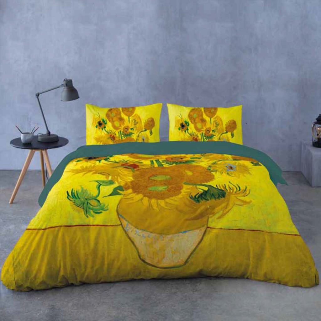 Copripiumino 2 piazze I GIRASOLI DI VAN GOGH