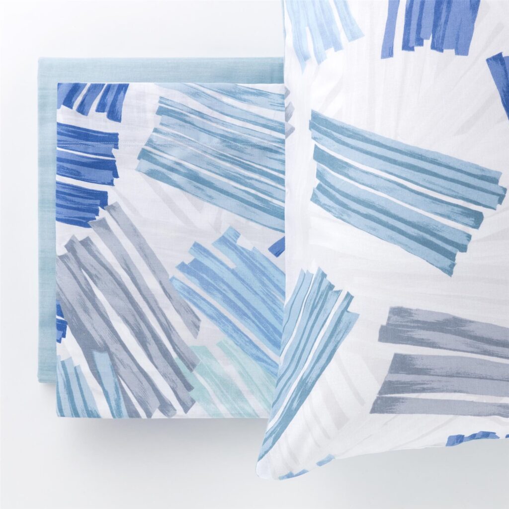 Completo letto TWIST 1piazza e mezza BLU