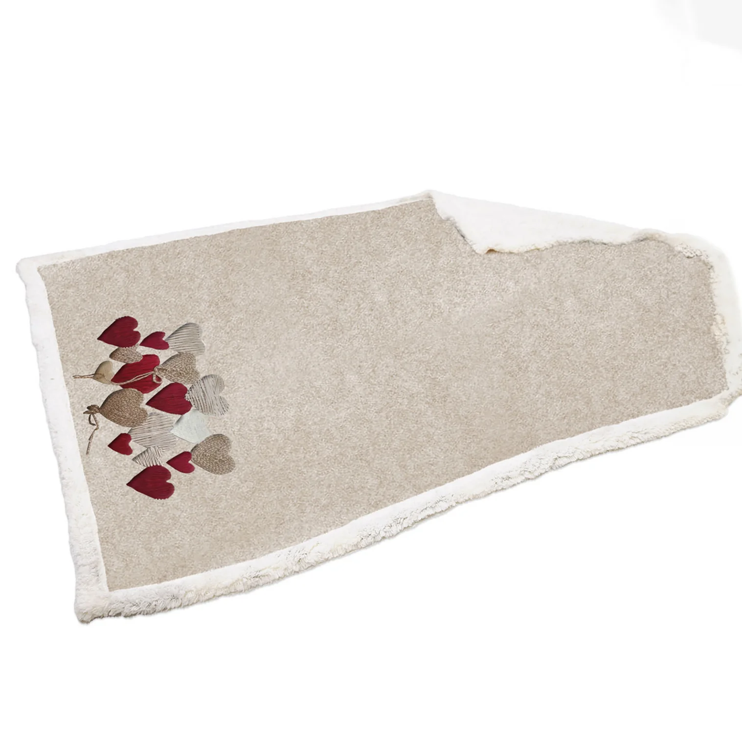 Plaid in MicroPile con Borsa Coordinata - Lovely - immagine 3