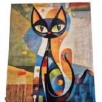 Plaid in velluto avvolgente e morbidissimo al tatto. il sotto in tinta unita composizione 100% poliestere misura 140x180