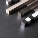 Travetto Alluminio Quadro 20 Attacco a soffitto o a parete Varie finiture e misure Per sistema onda e classico