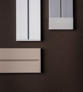 Barra Alluminio Piatta BR100 Varie misure e finiture disponibile per tende a effetto Onda e classiche