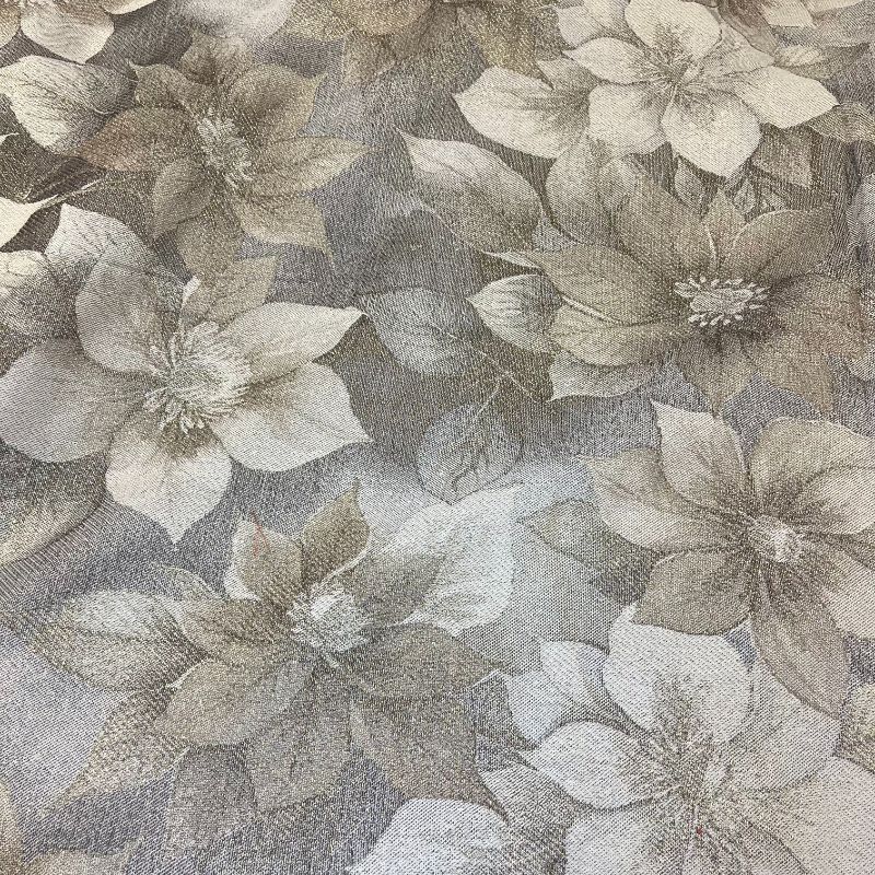 Tessuto in cotone STELLA beige oro