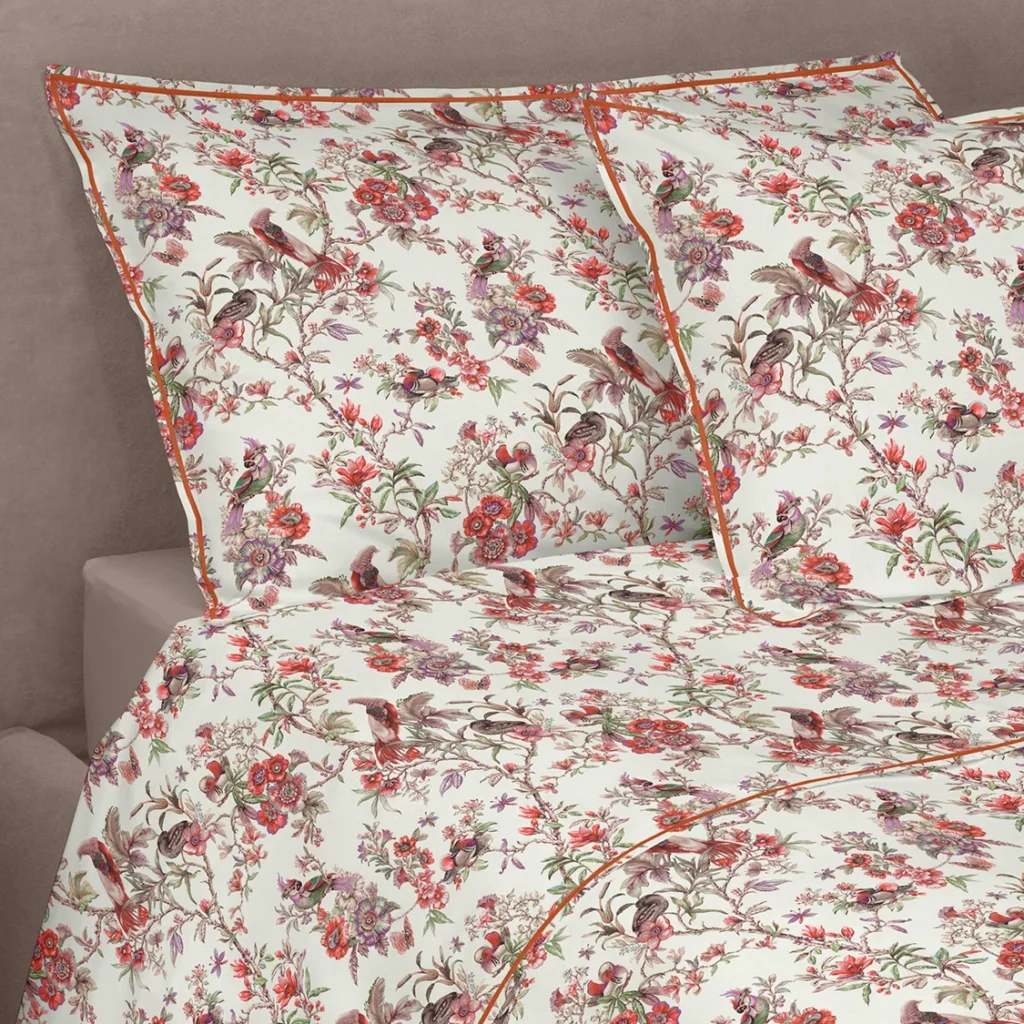 BIRDS GARDEN Completo lenzuolo copriletto