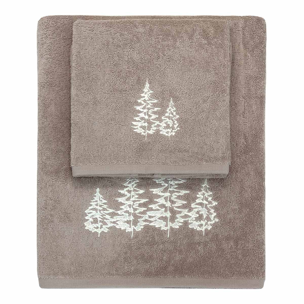 Set Asciugamani ricamati Alberi - immagine 4